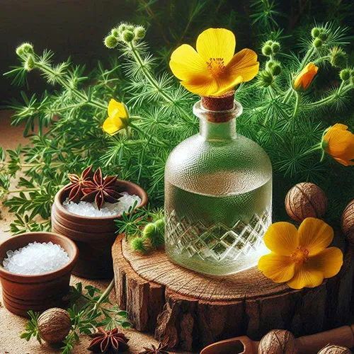عرق خار خاسک و کبد